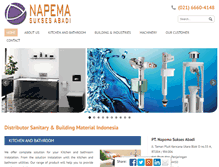 Tablet Screenshot of napema.com